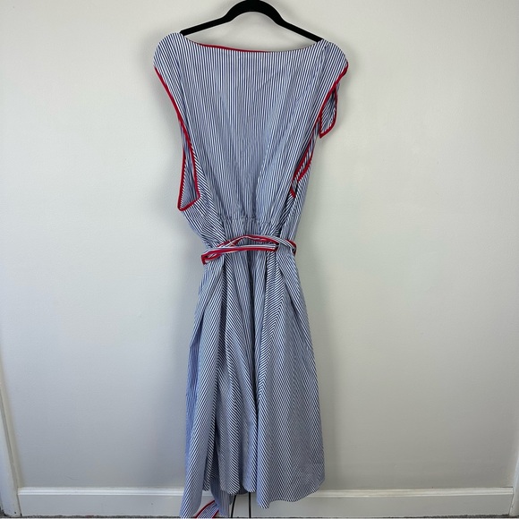 Draper James Eloquii Striped Wrap Dress - Picture 3 of 6